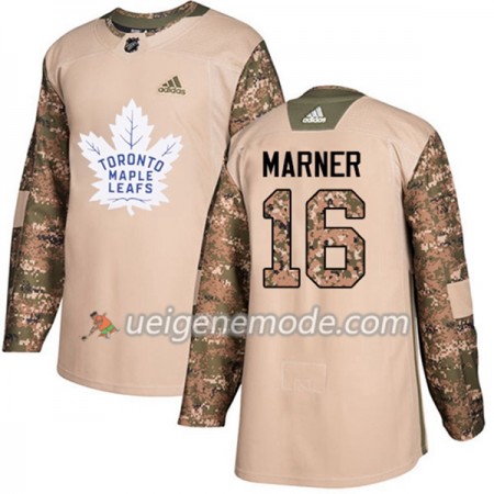 Herren Eishockey Toronto Maple Leafs Trikot Mitchell Marner 16 Adidas 2017-2018 Camo Veterans Day Practice Authentic